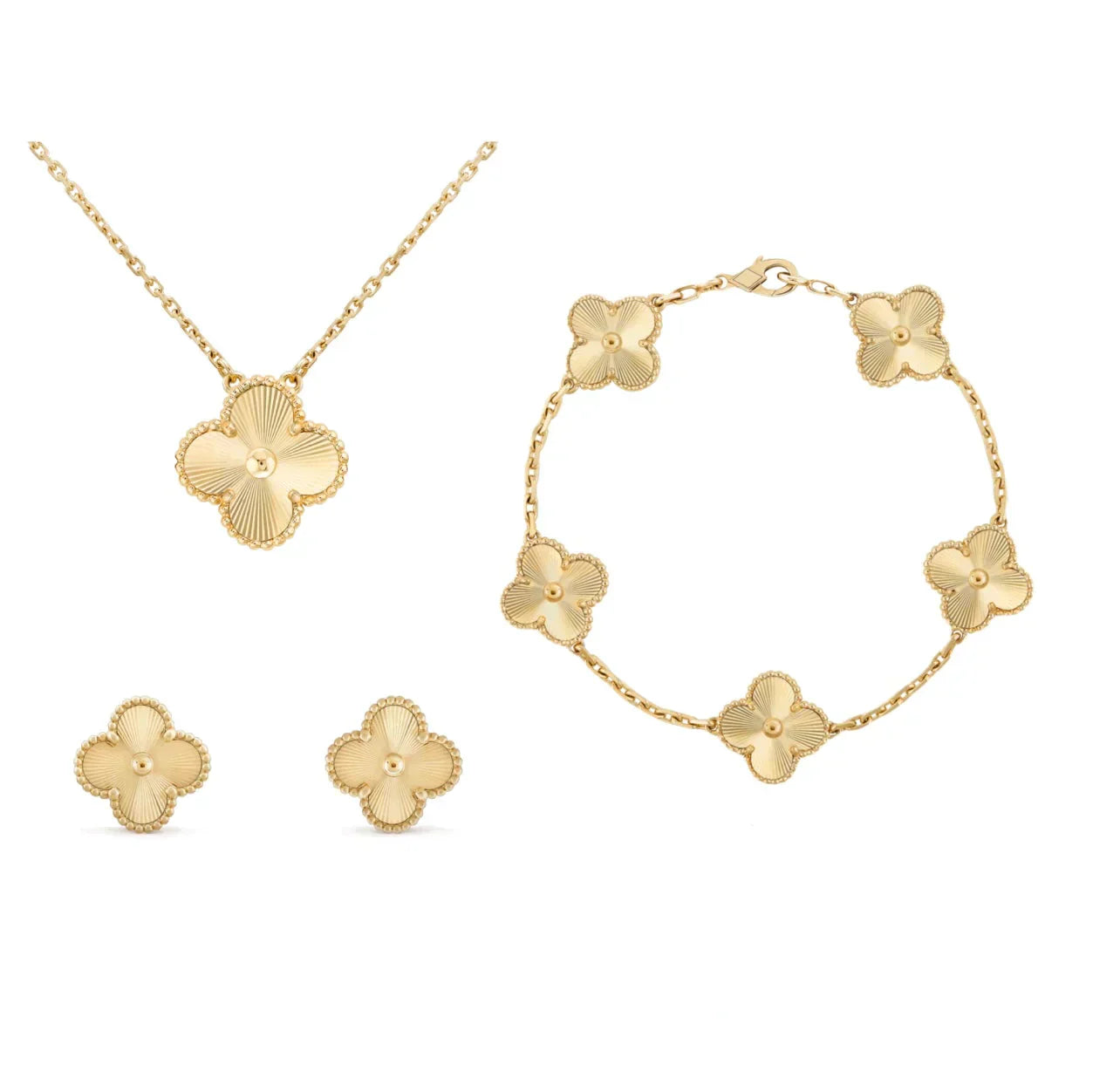 Jewellery Set | Luxe Clover Design - Timeless Elegance
