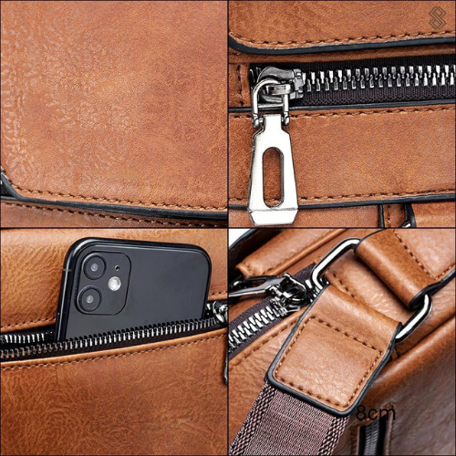 Luxurious Leather Women's Shoulder Bag - Elena