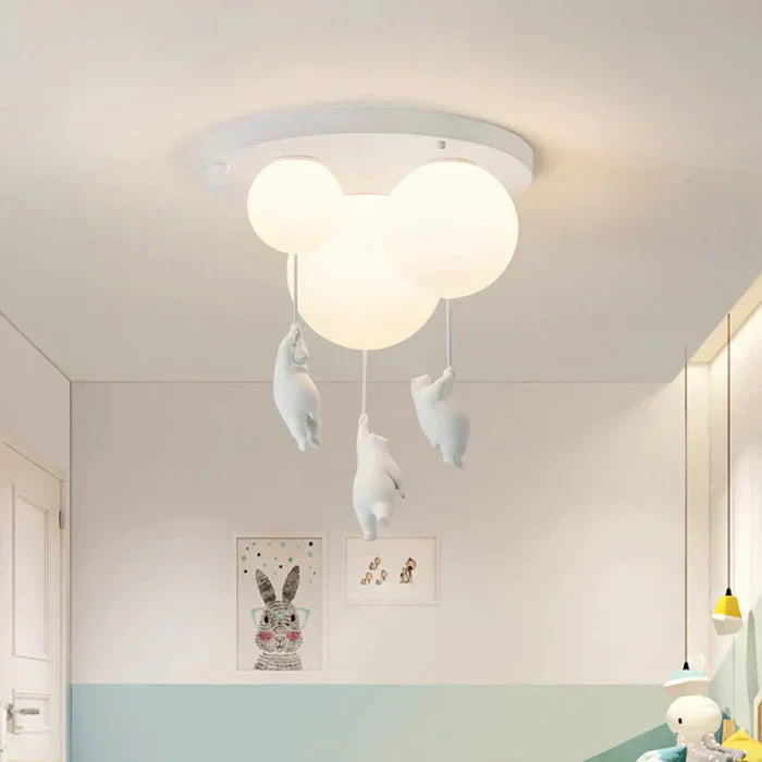 Children's Ceiling Lamp with Bear and Balloon | CloudBear Fantasy