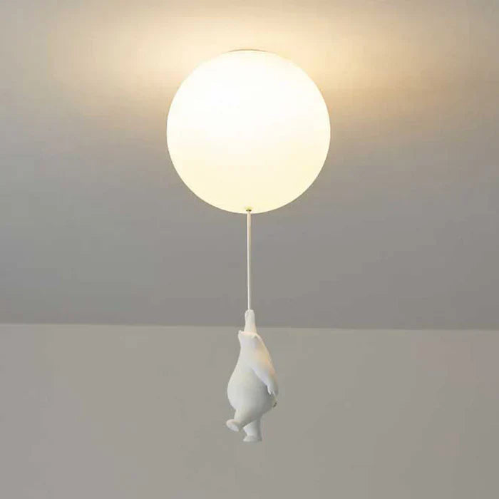 Children's Ceiling Lamp with Bear and Balloon | CloudBear Fantasy
