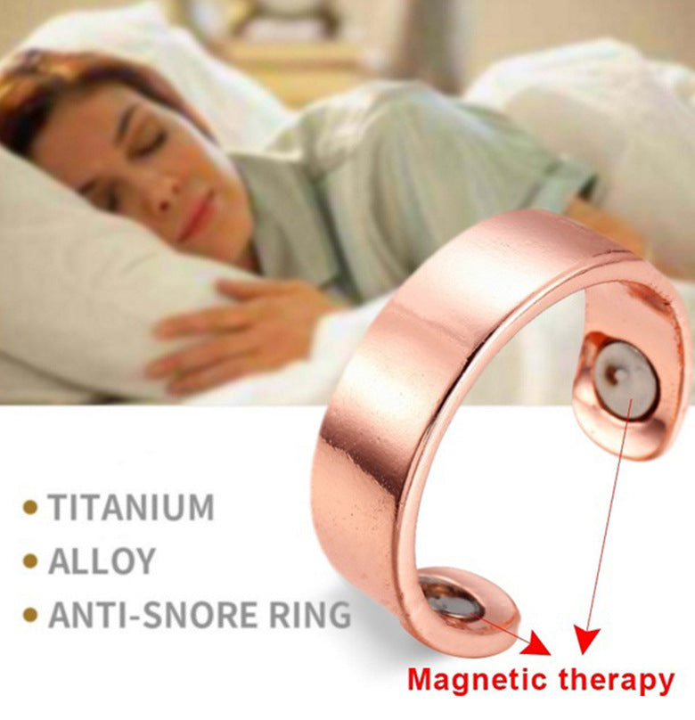 Anti-Snore Ring with Magnetic Therapy - StopSnurk