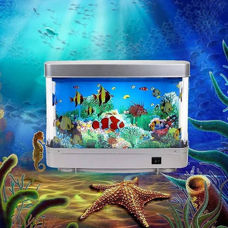 AquaHaven LED Fish Tank Lamp | Stress-relief aquarium light with tropical fish display