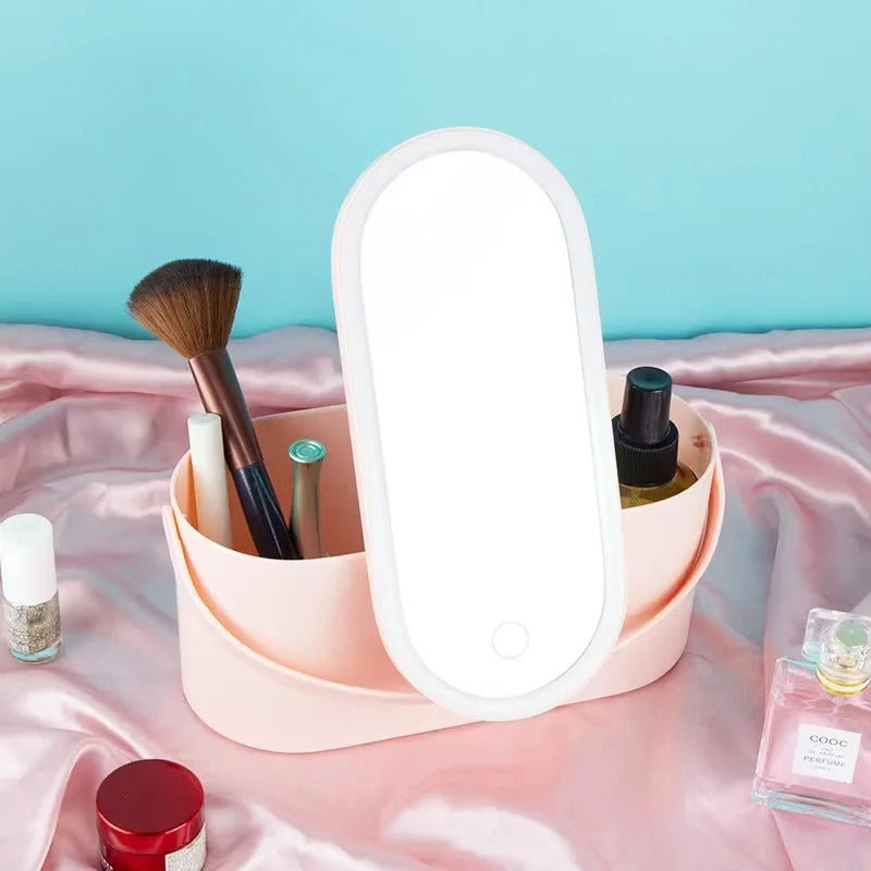Make-up Case with LED Mirror - Lumivault