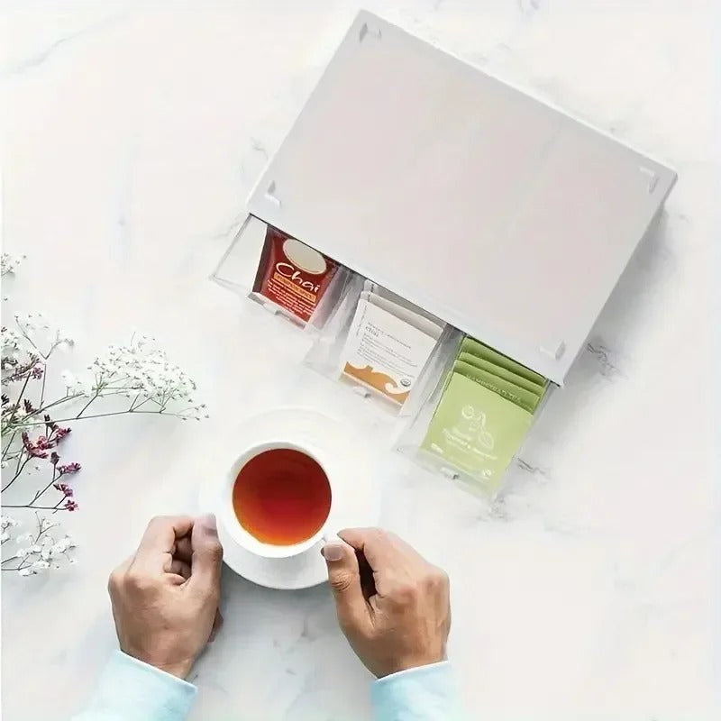 Tea and Kitchen Organiser with Drawer - Livvy
