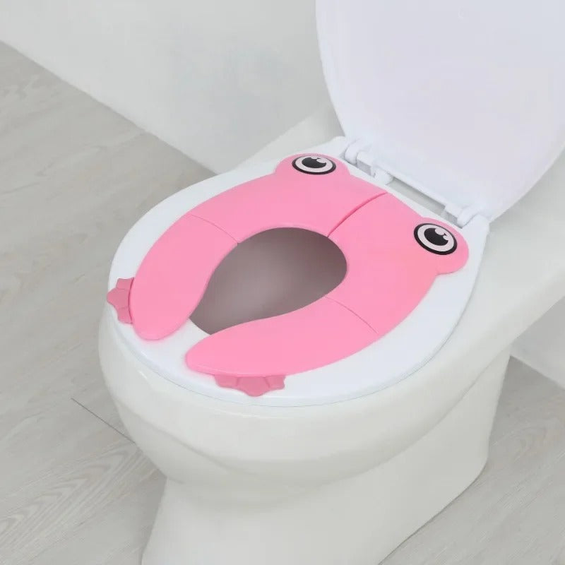 Froggie Kids Toilet Trainer – Foldable Potty Seat for On-the-Go
