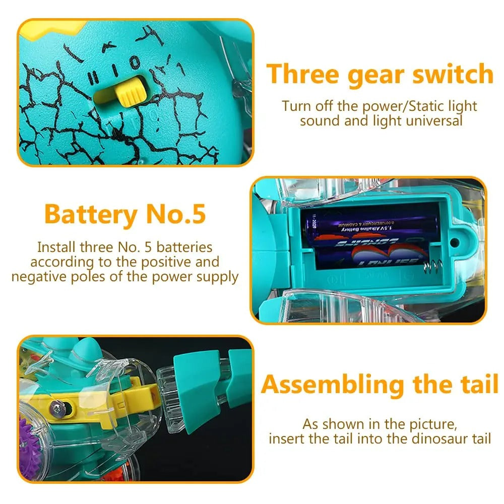 Gear Dino Adventure - Educational Play Fun