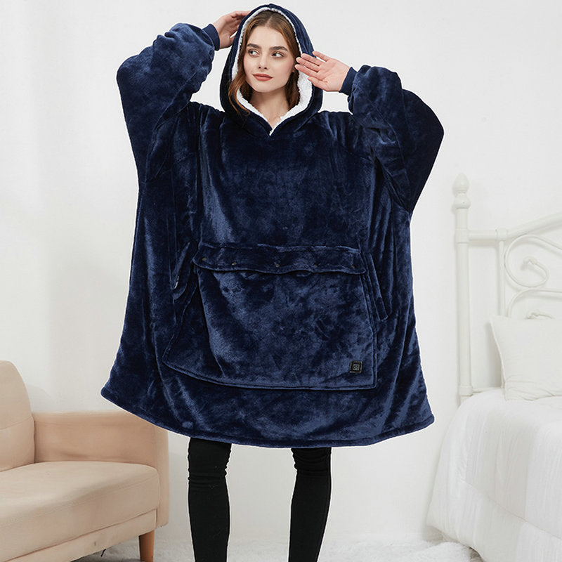HeatAura UltraWarm Hoodie | Customizable Heated Comfort for Chilly Days