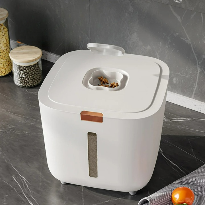 Airtight Grain Dispenser with Lid (5–10 kg) - GranoBox
