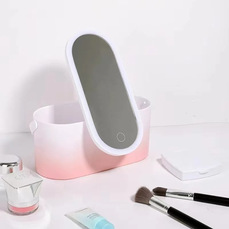 Make-up Case with LED Mirror - Lumivault