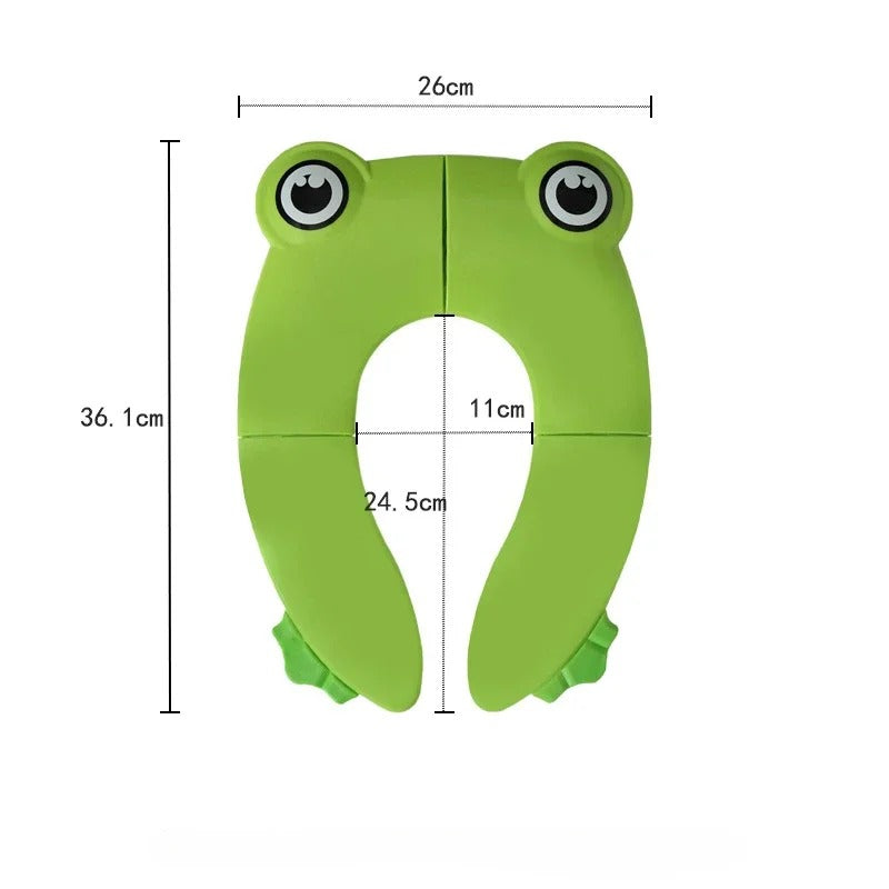 Froggie Kids Toilet Trainer – Foldable Potty Seat for On-the-Go