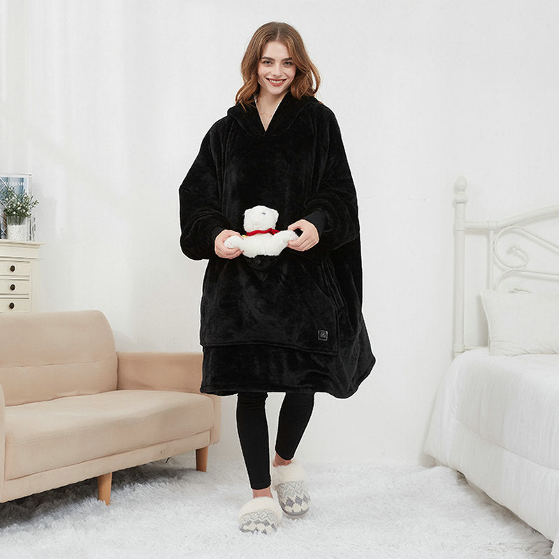 HeatAura UltraWarm Hoodie | Customizable Heated Comfort for Chilly Days