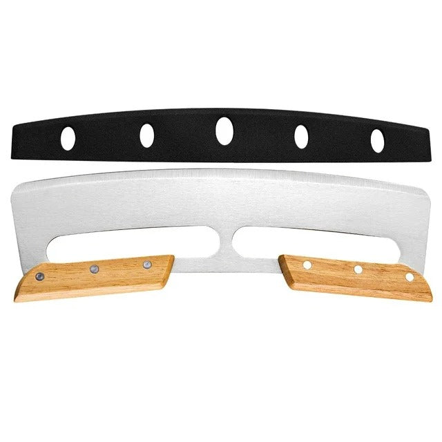 Large Pizza Cutter with Curved Stainless Steel Blade (35 cm) - Bruno
