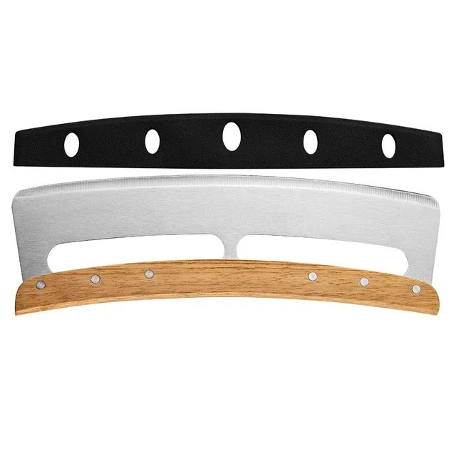 Large Pizza Cutter with Curved Stainless Steel Blade (35 cm) - Bruno