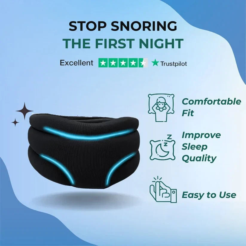 Experience a better night's sleep and feel the relief from snoring, neck pain, and