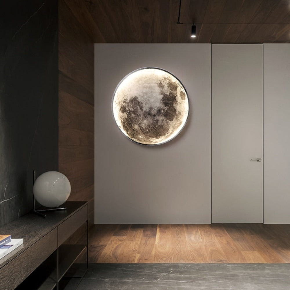 3D LED Moon and Earth Lamp - Unique Ceiling and Wall Lighting