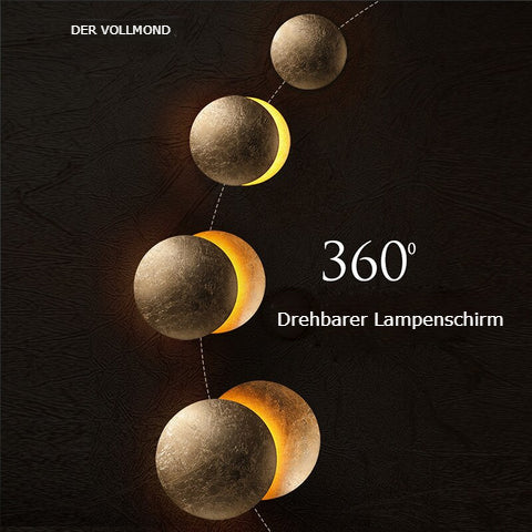 Eclipse Lamp - Wall Lamp with Solar Eclipse Effect