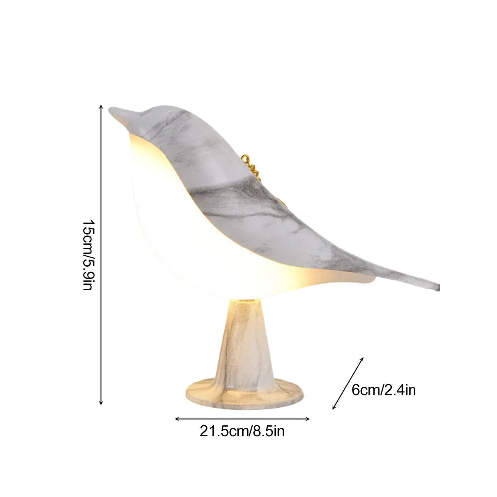 Aviara - Elegant Bird-Shaped Wall Lamp with Wood