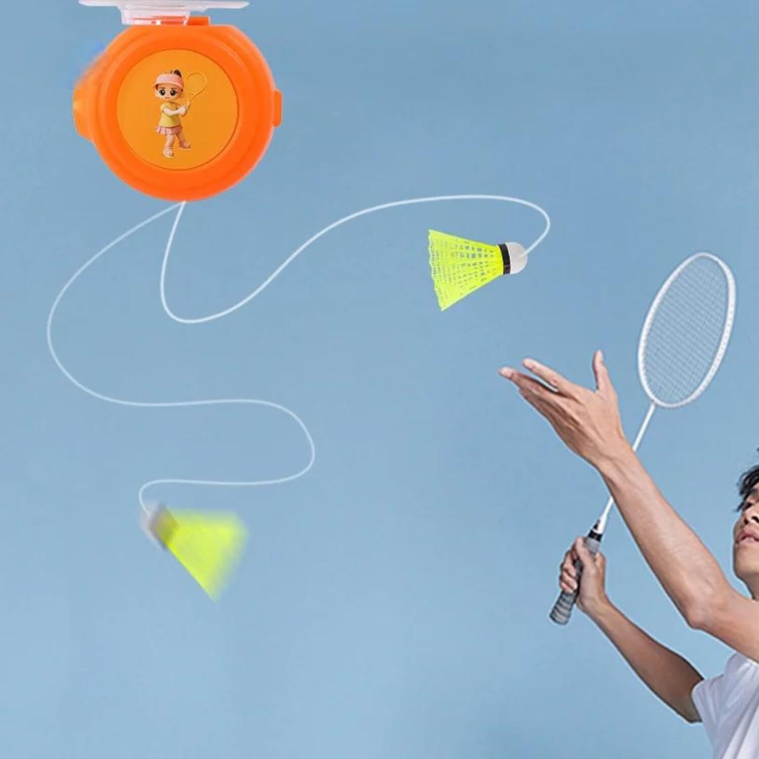 Indoor Badminton Trainer for Solo Training – SwiftStrike