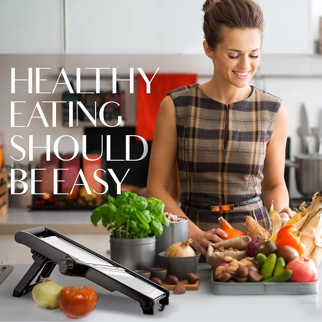 SlicerPro Safety Set | Mandoline with Cut-Resistant Gloves