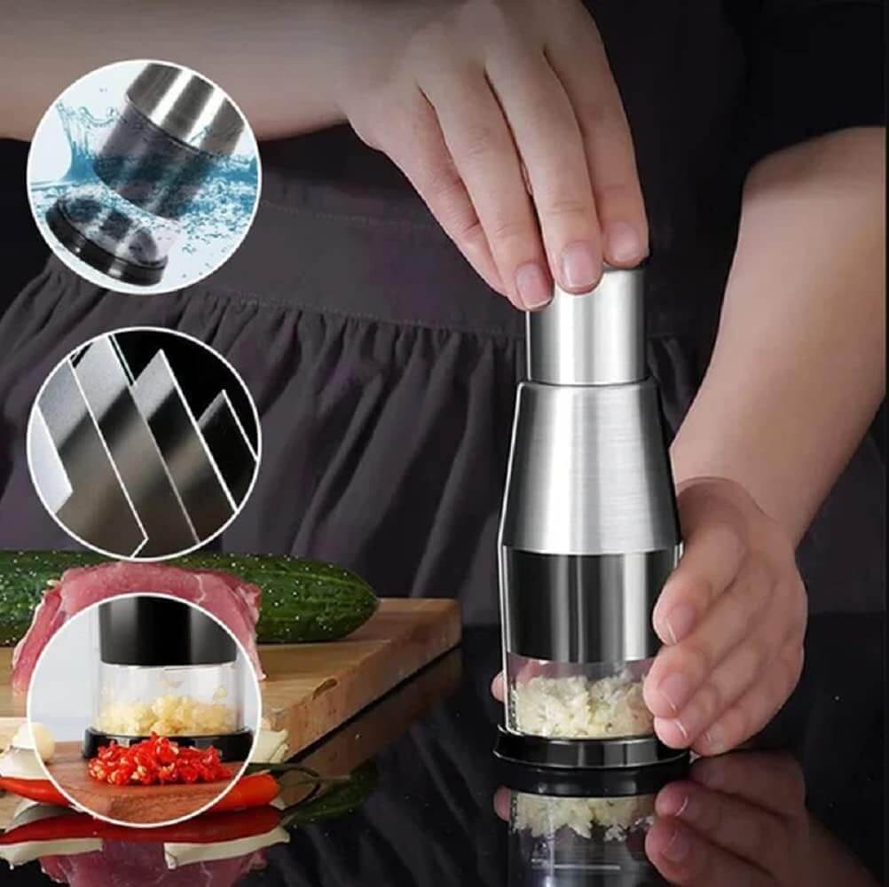 Manual Stainless Steel Vegetable Cutter - ChefChop Pro