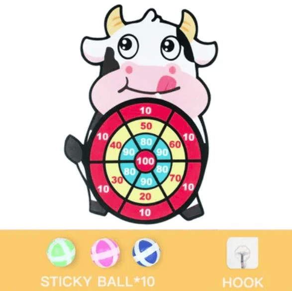 Animal Friends Sticky Dartboard - Safe Fun for Children