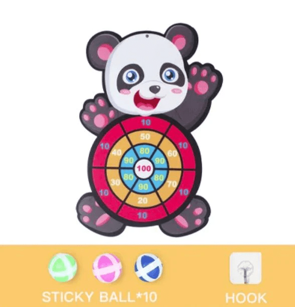 Animal Friends Sticky Dartboard - Safe Fun for Children