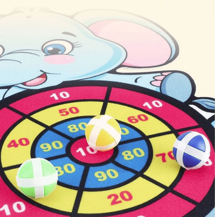 Animal Friends Sticky Dartboard - Safe Fun for Children