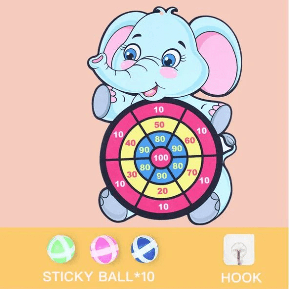 Animal Friends Sticky Dartboard - Safe Fun for Children