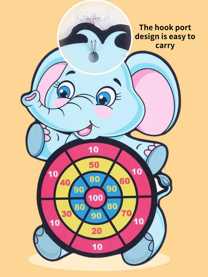 Animal Friends Sticky Dartboard - Safe Fun for Children