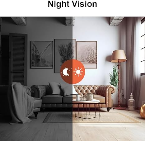 Mini Wireless Security Camera 1080P - Indoor and Outdoor