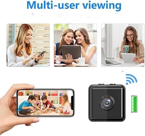 Mini Wireless Security Camera 1080P - Indoor and Outdoor
