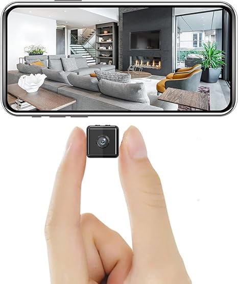 Mini Wireless WiFi Security Camera 1080P - Indoor/Outdoor App Control
