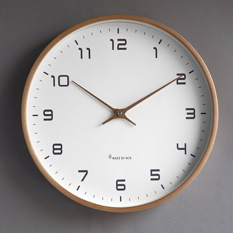 Wooden Wall Clock – Scandinavian Style | Contemporary Simplicity