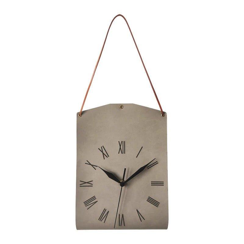 Modern Handbag-Shaped Wall Clock - Unique Decorative Clock in the Shape of a Bag
