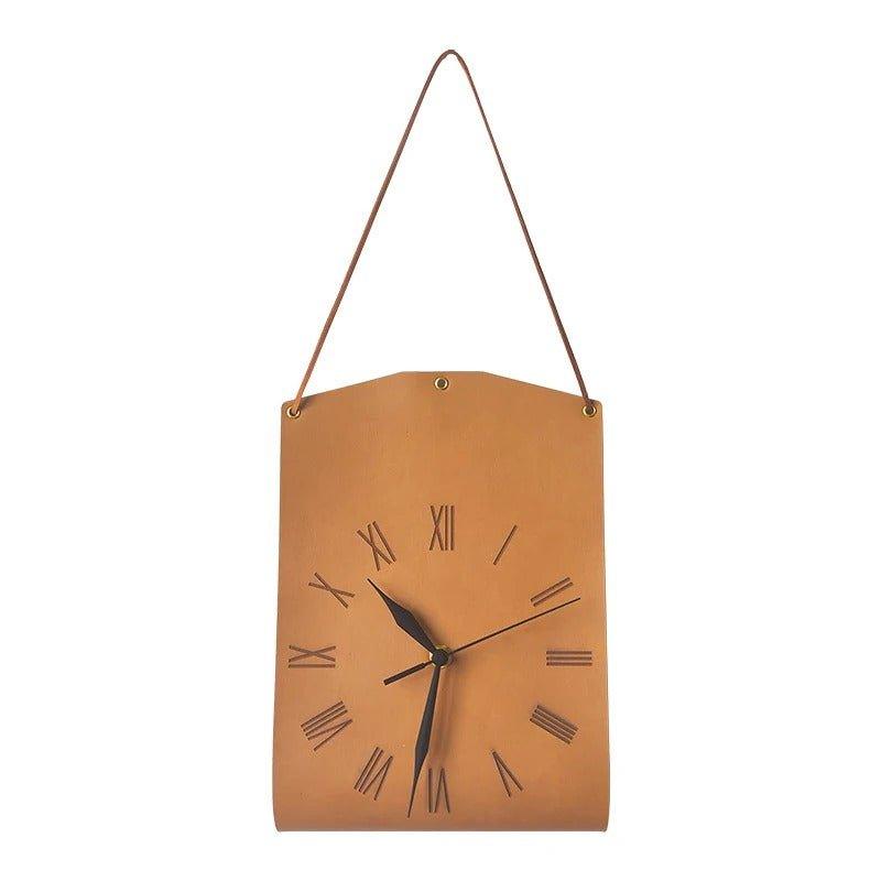Modern Handbag-Shaped Wall Clock - Unique Decorative Clock in the Shape of a Bag