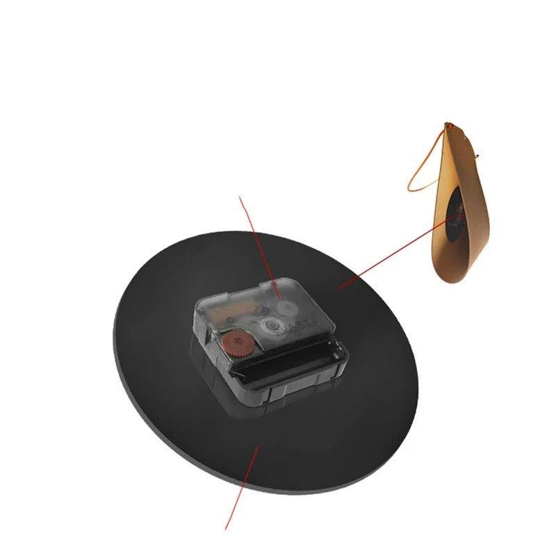 Modern Handbag-Shaped Wall Clock - Unique Decorative Clock in the Shape of a Bag