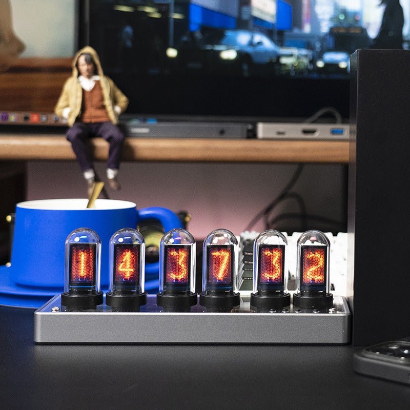 Vertical LED Nixie Desk Clock – Chronix