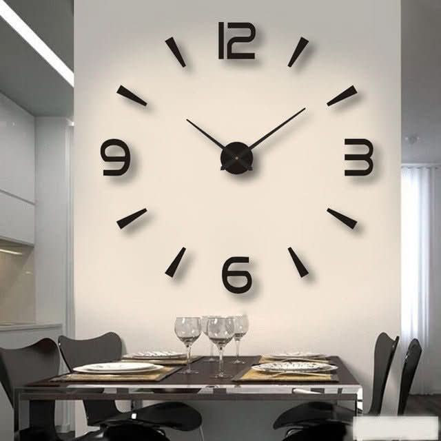 3D Wall Clock | Modern 3D Decoration with Elegant Style