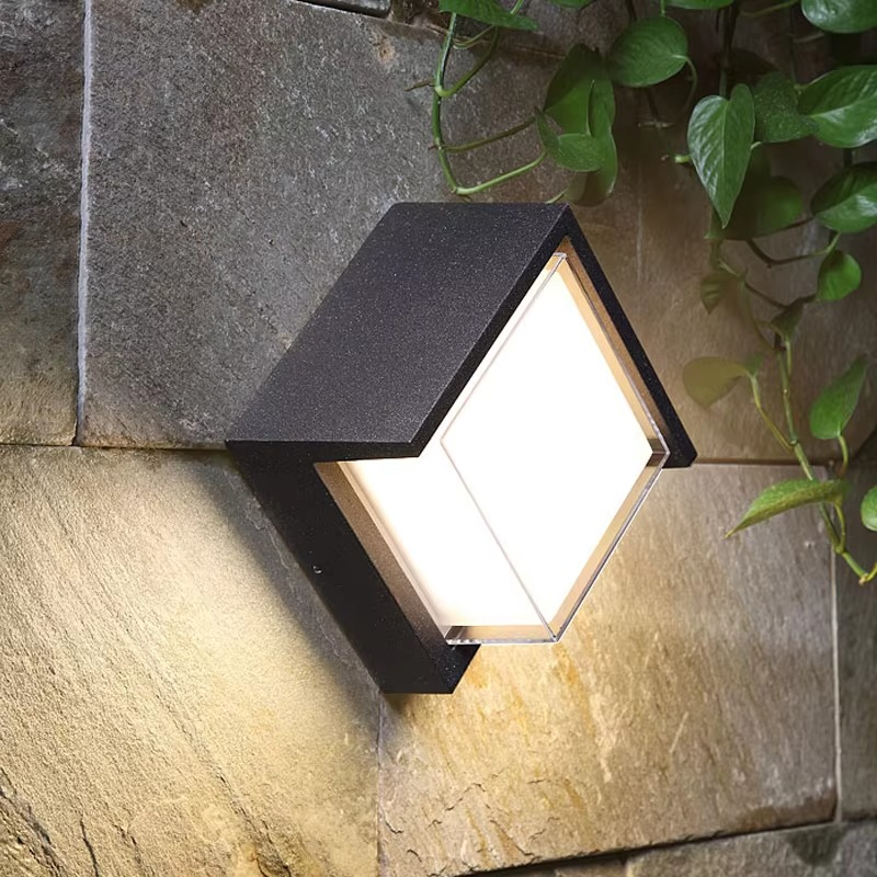 Outdoor Wall Lamp with Motion Sensor – Modern Design