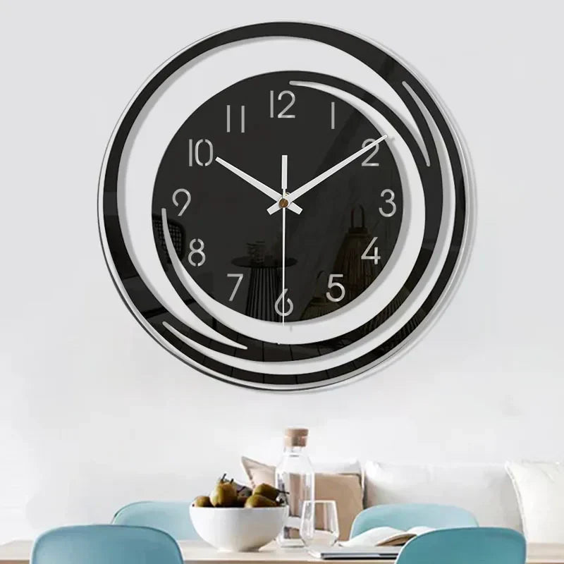 Modern Circle Design Wall Clock - Stylish Interior Decoration