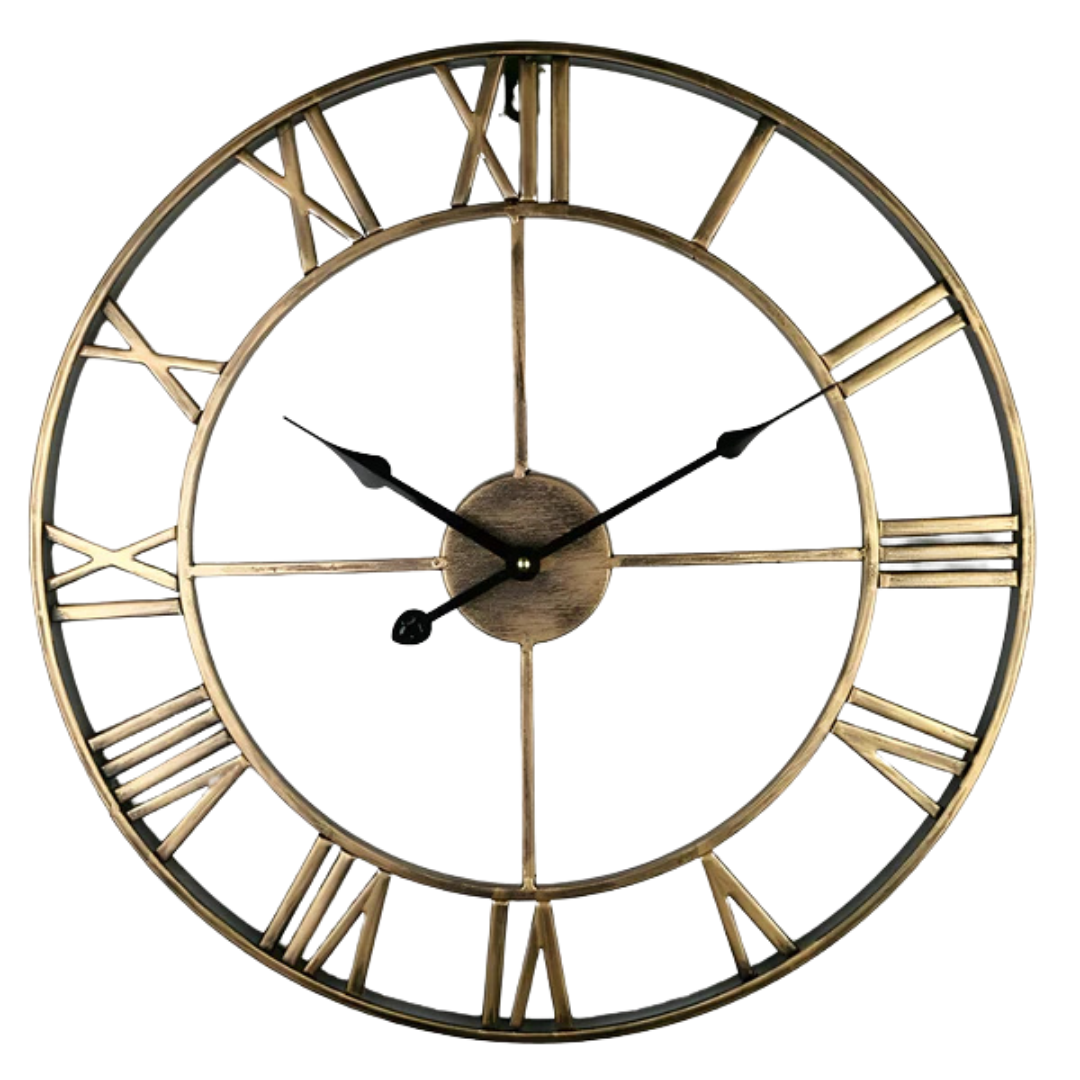 Modern Large Wall Clock | 3D Design | Metal | Stylish Appearance