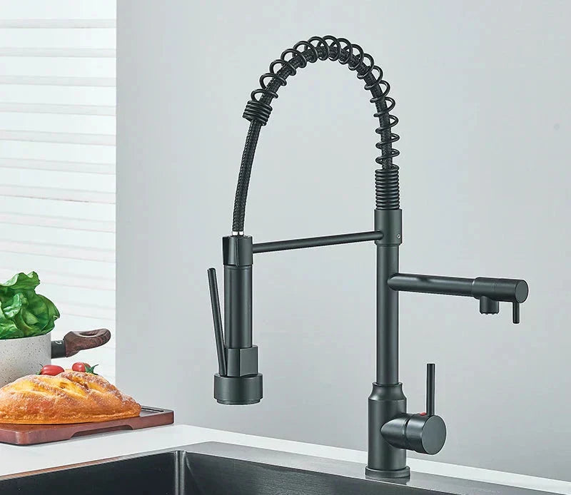 Kitchen Tap - 360° Swivel Function - Modern Chrome Finish
