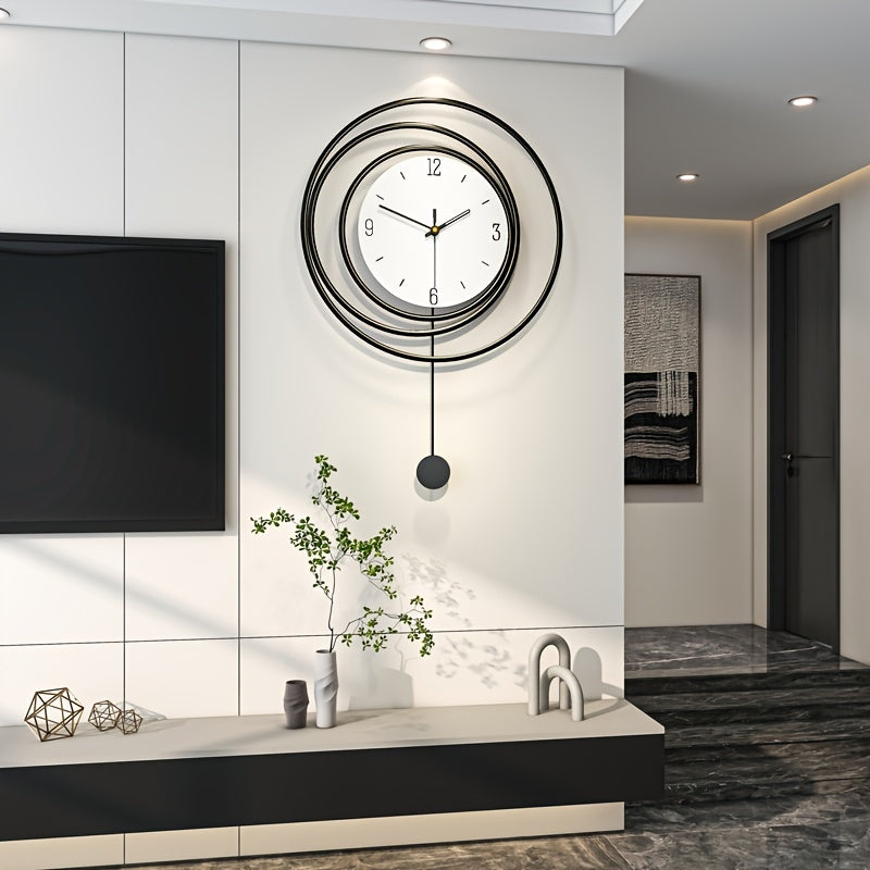 Modern Minimalist Metal Wall Clock