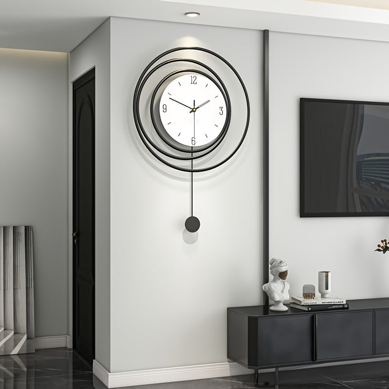 Modern Minimalist Metal Wall Clock