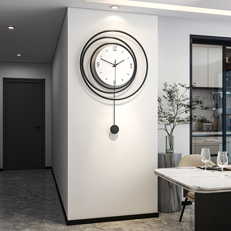 Modern Minimalist Metal Wall Clock