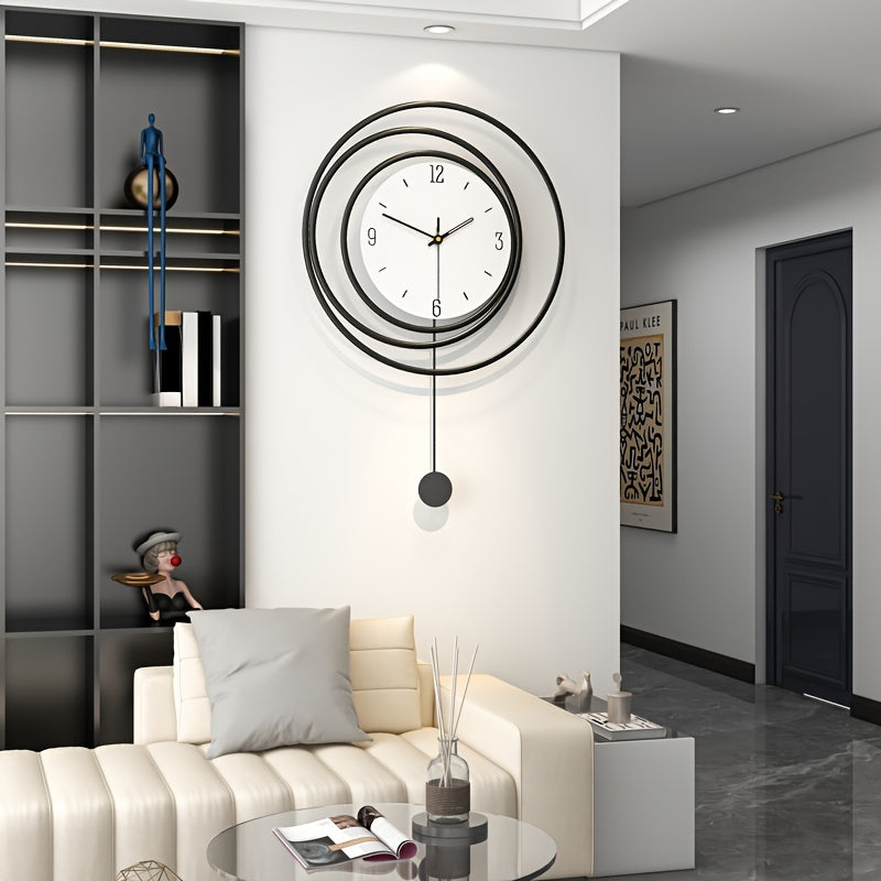 Modern Minimalist Metal Wall Clock