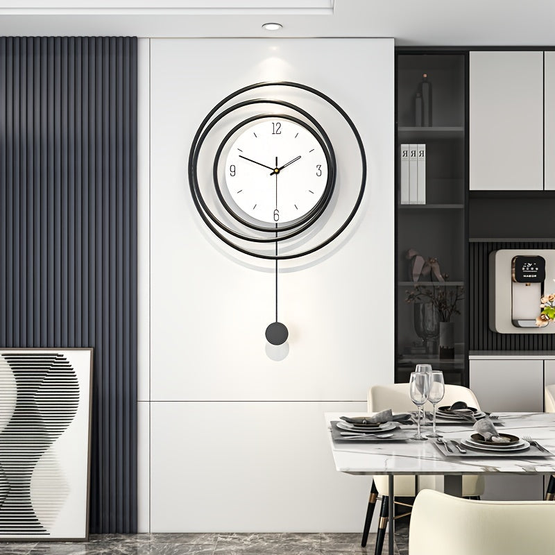 Modern Minimalist Metal Wall Clock