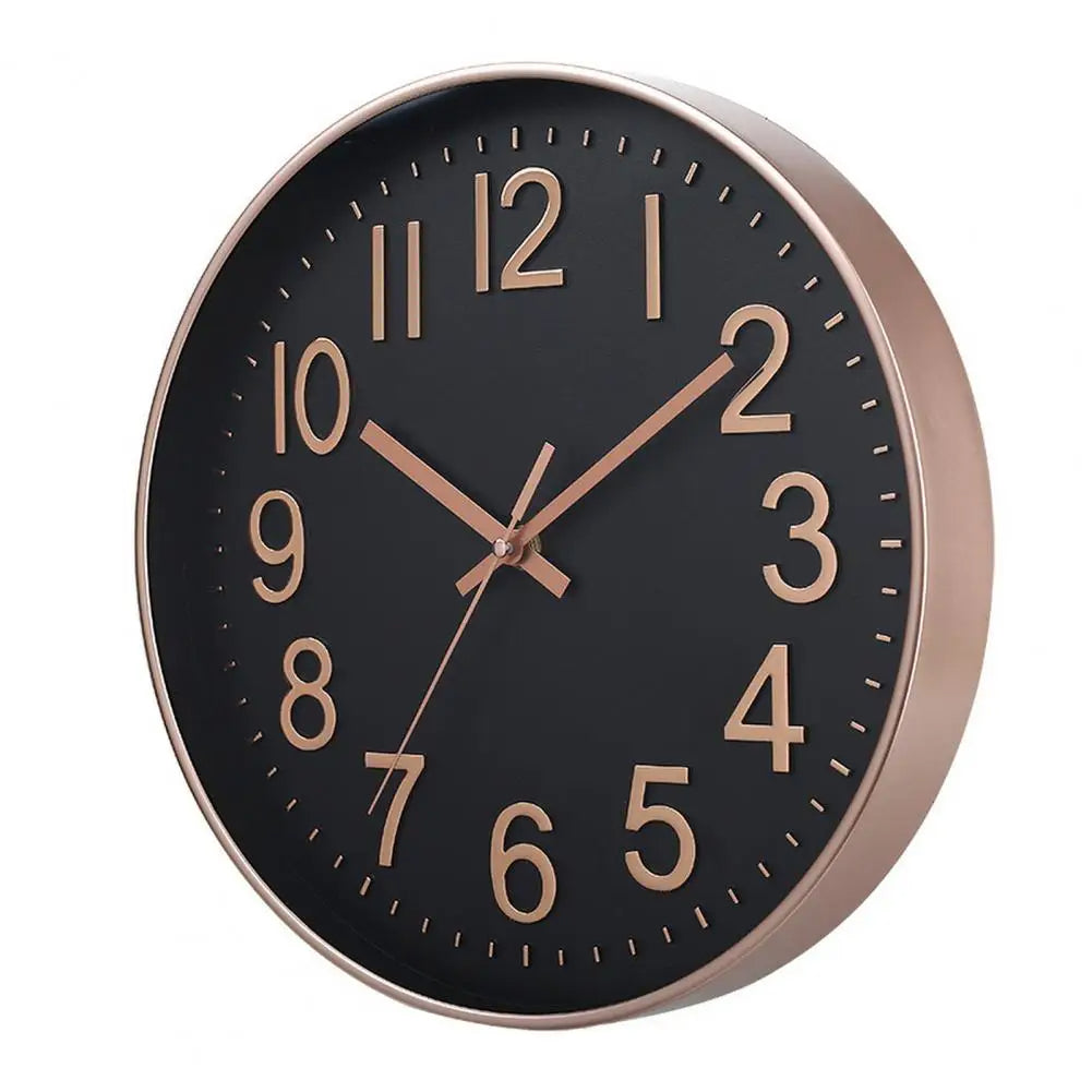 Modern Silent Wall Clock - Large Numbers | Diameter 30 cm
