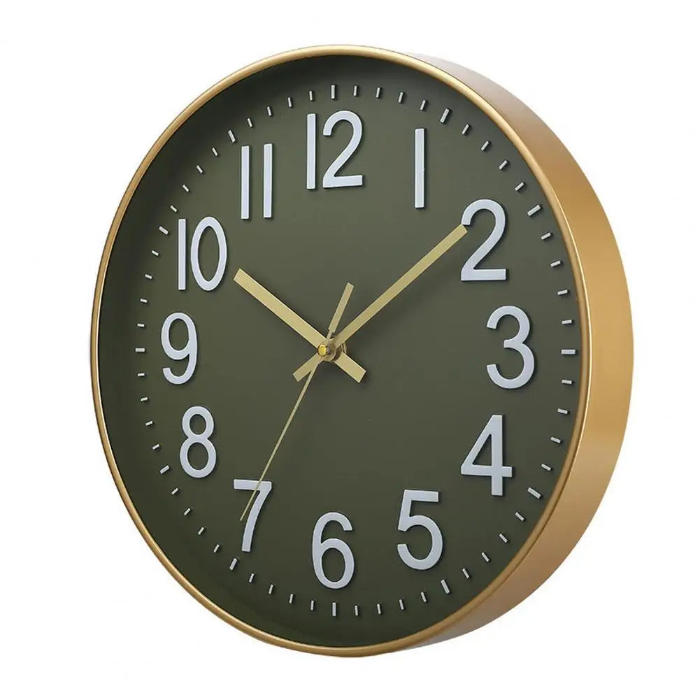 Modern Silent Wall Clock - Large Numbers | Diameter 30 cm