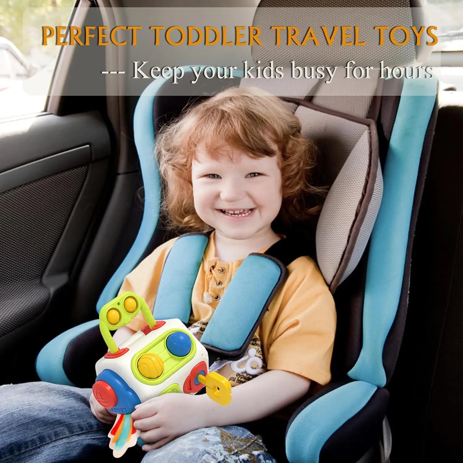 Montessori Busy Cube - Sensory Activity Toy